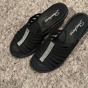 Black Skechers dressy shoes